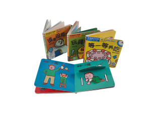 Service d'impression professionnel de livres 3D pop-up pour enfants, imprimante de livres cartonnés utilisant du papier cartonné pour <span class=keywords><strong>la</strong></span> <span class=keywords><strong>littérature</strong></span> infantile - Product Image 6