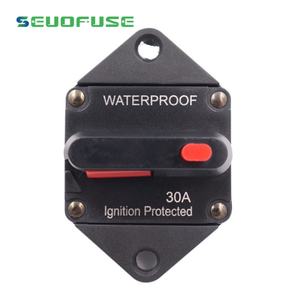 48V 20-200Amps voiture <span class=keywords><strong>Auto</strong></span> Audio Marine bateau réaménagement porte-fusible automatique avec interrupteur Protection d'alimentation disjoncteur de <span class=keywords><strong>récupération</strong></span> - Product Image 2