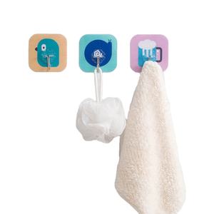 Cartoon <b>Hook</b> For <b>Kitchen</b> Bathroom PVC Self-adhesive Traceless Multi-functional Strong <b>Hooks</b> - Product Image 1