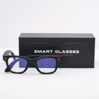 Lunettes Intelligentes d'Enregistrement SANVENT GS4 MAX (Stock US) avec Caméra Vidéo 8MP, Enregistrement Audio, IA ChatGPT et Double Lentille ODM 2026