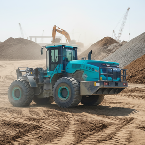 لودر صغير شانتوي LE70-X5 بوزن 15.8 طن بدون انبعاثات - محرك يانمار وتحكم PLC للمناجم/محطات الطاقة - Product Image 2