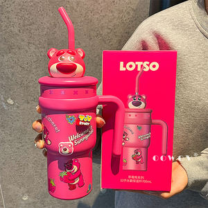 <span class=keywords><strong>Bouteille</strong></span> d'eau isotherme <span class=keywords><strong>Disney</strong></span> Cartoon avec couvercle à paille, <span class=keywords><strong>thermos</strong></span> grande capacité pour enfants - Product Image 4