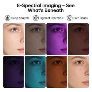 เครื่องวิเคราะห์ผิวหนังอัจฉริยะ AI ระดับมืออาชีพ พร้อมจอสัมผัส สำหรับการวิเคราะห์ผิวแบบ 3 มิติ - Product Image 6