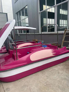 Bicicleta Acuática Aqua Pedal con Material de Fibra de Vidrio, Modelo Cohete, Bote a Pedales con 4 Asientos en Venta, Modelo Flamingo - Product Image 4