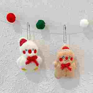 Pendentifs en peluche de Noël en gros - Série de poupées de dessin animé mignonnes pour sacs, bijoux et décorations de fêtes - Tendance 2025 à succès - Product Image 3