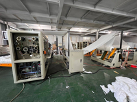 Machine automatique de pliage de serviettes en acier pour le gaufrage du caoutchouc, machine de pliage de mouchoirs en papier