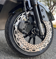 Moto électrique populaire 2000W 48V 110Ah, vitesse maximale 75km/h, autonomie 110KM, cyclomoteur électrique avec barrière pour livraison de repas