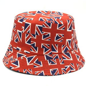 Sombrero de pescador reversible con diseño de bandera del Reino Unido personalizado, impresión por sublimación de doble cara, sombreros de playa de pesca de ala ancha con logotipo personalizado - Product Image 5