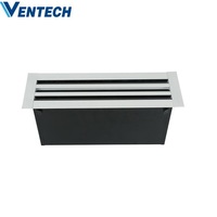 Ventech HVAC Grille d'air et diffuseur Diffuseurs à fente linéaire en aluminium avec boîtier plénum