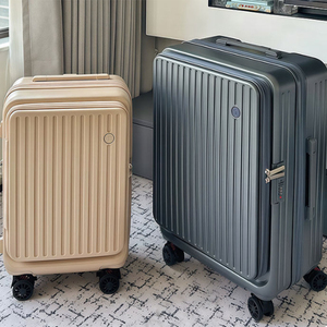 <span class=keywords><strong>Valise</strong></span> multifonctionnelle à grande capacité, ouverture latérale, 20 pouces, extensible, roues universelles, verrouillage, bagage à main léger, ensembles <span class=keywords><strong>de</strong></span> valises - Product Image 1