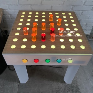 Equipo de Entrenamiento Sensorial para Niños, Juguete Sensorial Luminoso, Tablero de Clavijas Brillante con Clavijas Acrílicas de Colores para el Aprendizaje del Autismo - Product Image 1