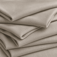 Tissu brossé teint pour literie 100 % polyester doux et chaud, rideaux, housses de coussin, textile de maison, fournisseur en gros, en rouleau