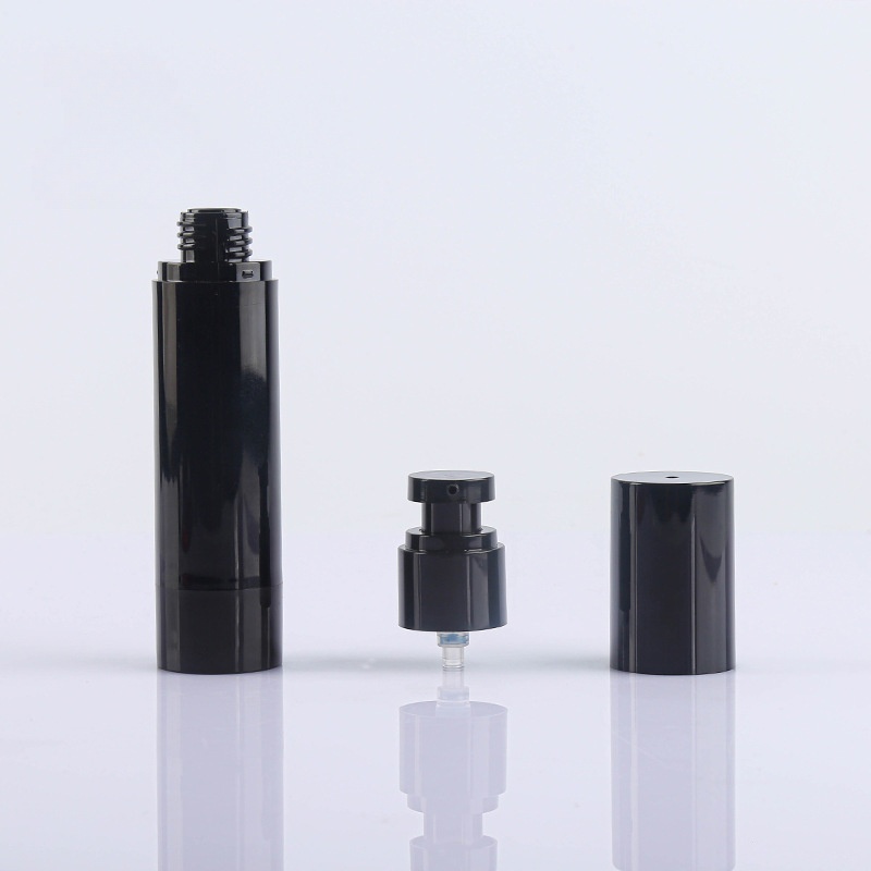 airless bottle 100ml black