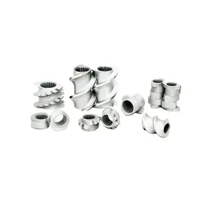 Spare Parts Screw Elements Liners For Parallel Co-rotating Twin Screw Extruder