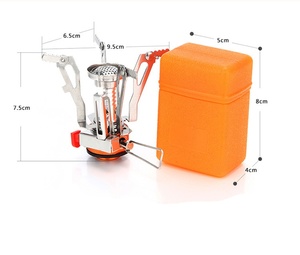 Estufa portátil mini para camping de Yiwu, con cabezal de acero e ignición piezoeléctrica para combustible de <span class=keywords><strong>gas</strong></span> y butano, ideal para mochileros y camping. - Product Image 2