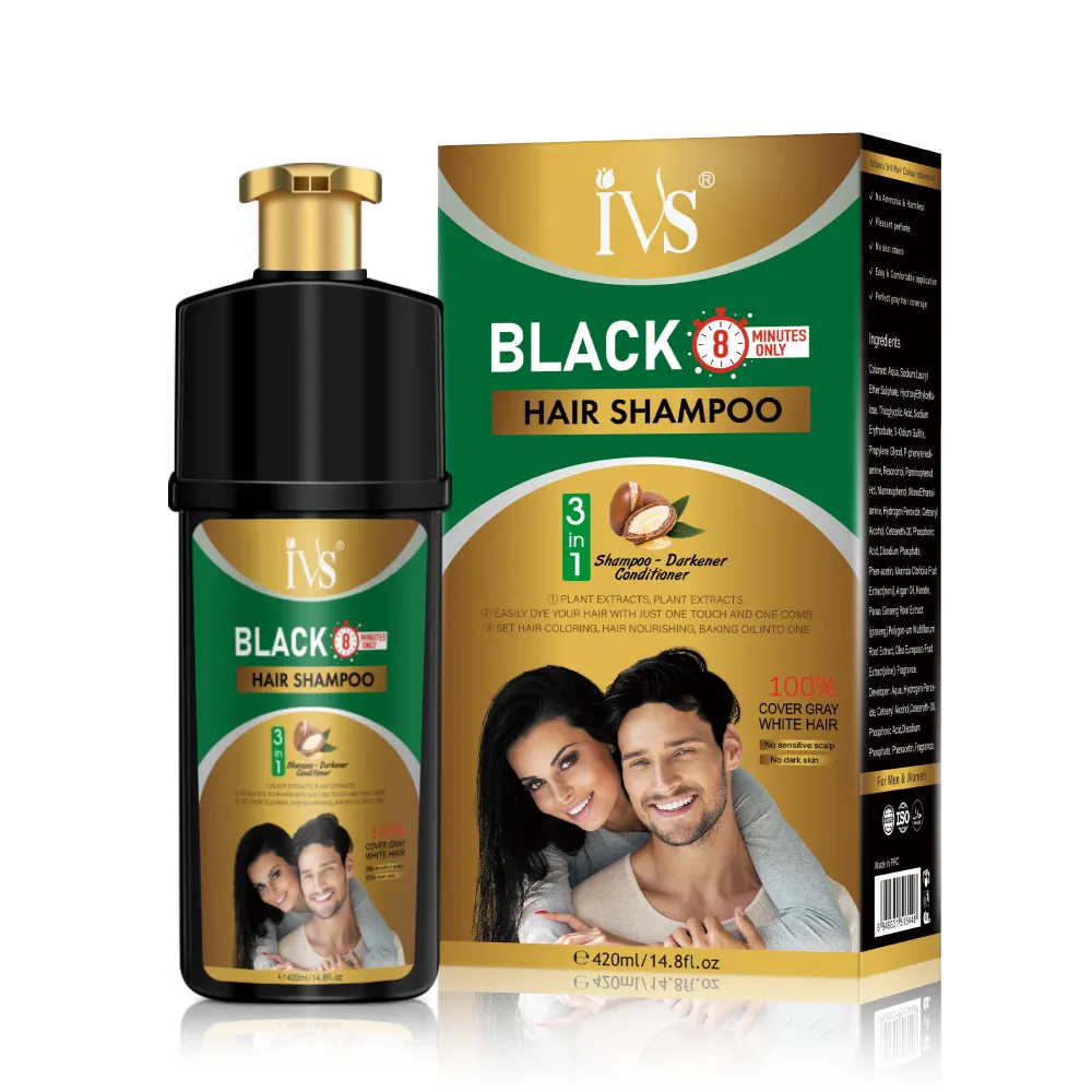 No Ammonia And No Ppd Hair Color Two In One Hair Dye Shampoo Halal Hair Color For Salon Use