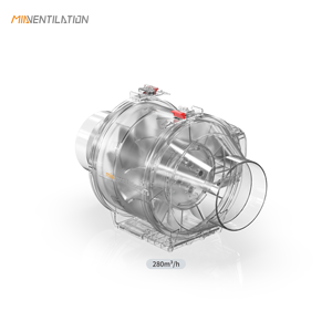 Ventilateur d'extraction de salle de bain à conduit flexible réversible en ligne de 900 m3/h, silencieux, à haut débit d'<span class=keywords><strong>air</strong></span>, 200 mm, ventilation forcée - Product Image 5