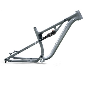 <span class=keywords><strong>Cadre</strong></span> de vélo de montagne en alliage d'aluminium à suspension intégrale 27.5 pouces Downhill <span class=keywords><strong>DH</strong></span> AM 190mm Softtail Rear Shock MTB Bicycle Frame - Product Image 2