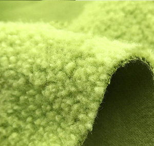 قماش محبوك على شكل قشور سمك 32S قطن صوف منسوج صبغ نمط أولاد بنات سترة أو بدلة بيسبول معطف قماش صوف - Product Image 5