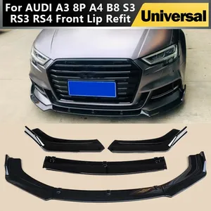 For A3 8P B8 S3 RS3 RS4 Universal Front Bumper Lip Spoiler Refit Lower Surround Blade Lip Guard Plate Body Kits - Product Image 1