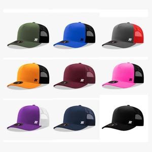 Casquettes Richardson 5 panneaux personnalisées de haute qualité avec logo, en maille unie multicolore, pour le sport, le golf, style trucker, à fermeture snapback - Product Image 4