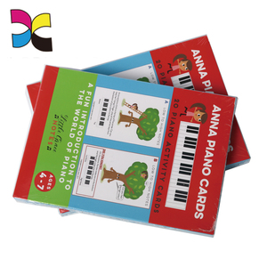 CMJN coin rond impression personnalisée eco enfants cartes flash - Product Image 2