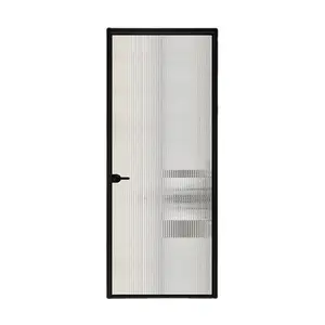 Home Pvc Folding Bathroom Industrial Sliding Tempered Glass Rectangular Durable Tempered Shower Door