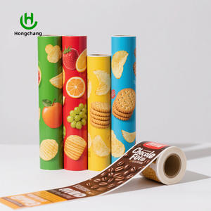 Film d'emballage alimentaire en PE imprimé sur mesure pour biscuits, nouilles, lait et sandwichs - Protection haute barrière de qualité alimentaire et résistant à l'humidité - Product Image 1