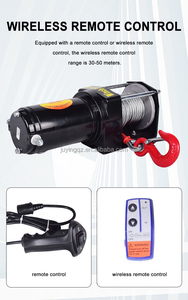 <span class=keywords><strong>Treuil</strong></span> électrique robuste de 4000 lb avec corde de 10 m et télécommande, <span class=keywords><strong>treuil</strong></span> de récupération tout-terrain 12 V pour Jeep, camion, SUV - Product Image 5