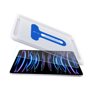 กระจกนิรภัย9H แบนใสสำหรับ <span class=keywords><strong>iPad</strong></span> Mini Pro <span class=keywords><strong>Air</strong></span> 8.9 10.2 10.5 10.9 11 12.9พร้อมชุดติดตั้งง่าย - Product Image 3