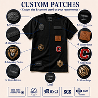 Écussons en silicone 3D personnalisés, étiquettes de marque en caoutchouc PVC gaufré pour vêtements, vestes et accessoires