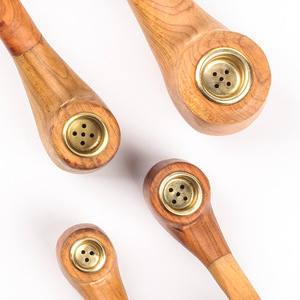 Embout de Cigarette en bois massif plié, Style ancien, fait à la main, filtre, embout buccal, tuyau de tabac sec Portable pour hommes - Product Image 3