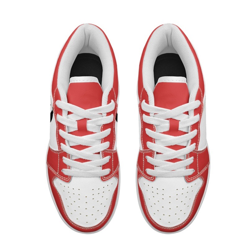 rojo con blanco