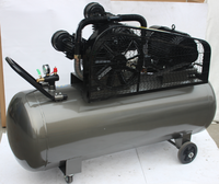 80 gallons/300 litres 500 litres compresseurs d'air industriels réservoir 3 cylindres 7.5hp roue en caoutchouc à entraînement par courroie portable pour peinture en aérosol