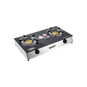 New Model Low Price Gas Cooker Double Cast Iron Burners Electric Ignition Gas Stove