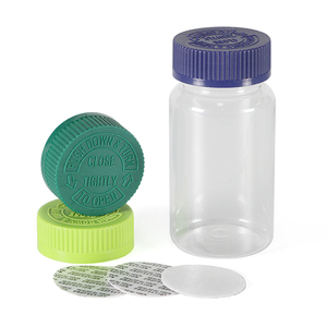 Vente en gros Récipient de capsule en plastique vide Crc coloré personnalisé pour l'emballage de pots de pilules 120ml - Product Image 3