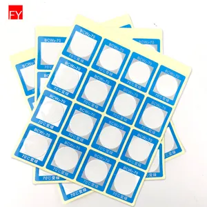 Manufacturer Adhesive Label Factory Irreversible Color Changing Label Sticker Custom Sticker Adhesive Reversible Temperature Indicator Label