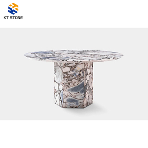 Mesa de Comedor Minimalista de Mármol con Tapa de Piedra Natural y Patas de Acero Inoxidable, Novedad <span class=keywords><strong>2026</strong></span>, Muebles Modernos para el Hogar y Restaurantes - Product Image 5