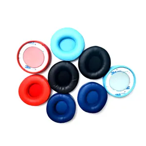 משלוח חינם החלפת Earpads אוזן רפידות כריות עם עור באיכות גבוהה זיכרון קצף עבור B אוכל סולו פרו אוזניות