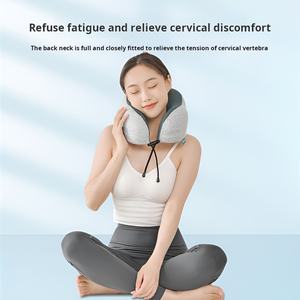 Almohada de Viaje en Forma de U, Cómoda, Personalizada, de Espuma Viscoelástica, Fabricante Profesional para Uso en Aviones - Product Image 4