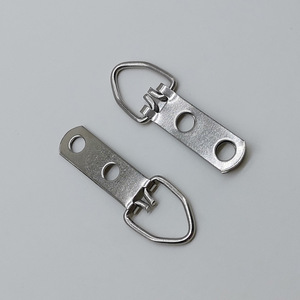 Stainless Steel Two Hole Long Hanging Ring Rectangle <b>Hook</b> Type For Wall Door Mounting <b>Tools</b> Hardware Accessories - Product Image 3