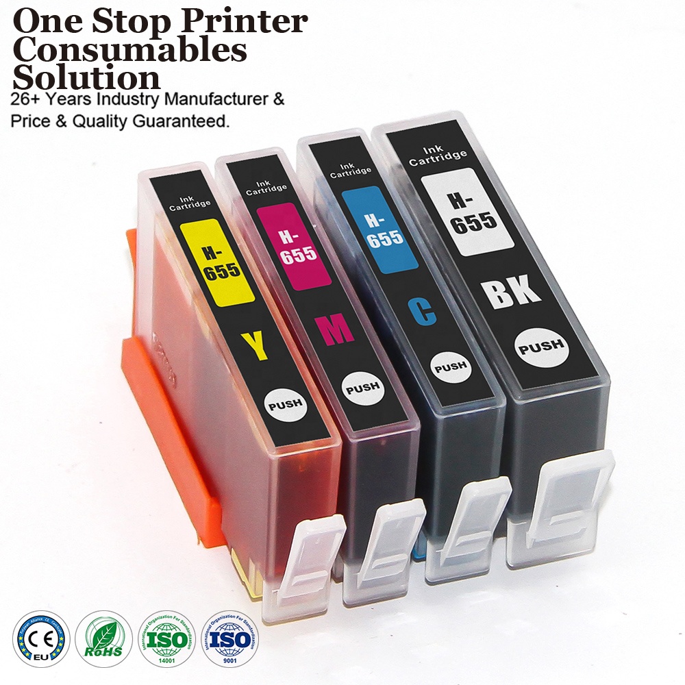 Amazon.com: Tyjtyrjty - Cartucho de tinta de 4 colores Hp 670 para  impresoras HP Deskjet 3525 4615 4625 5525 6525 : Productos de Oficina