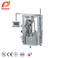 Máquina rotativa de llenado y sellado de zumo/yogur, tipo SKP-1N