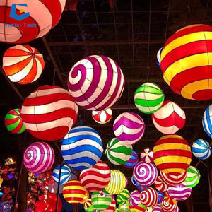 SGL059 إضاءة عيد الميلاد في الهواء الطلق فانوس حديقة الشتاء الديكور فانوس الرنة مع النقل - Product Image 5