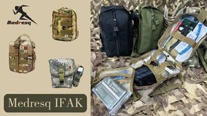 Medresq IFAK <span class=keywords><strong>Sac</strong></span> <span class=keywords><strong>complet</strong></span> de premiers soins médicaux Kit de survie extérieur étanche et durable <span class=keywords><strong>Sac</strong></span> de sauvetage d'urgence de survie - Product Image 5