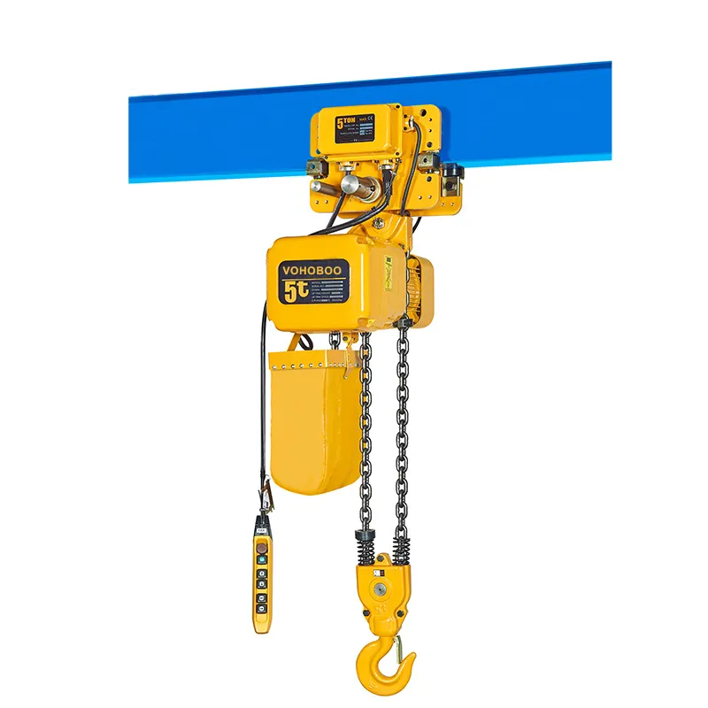 High Quality 5Ton 7.5Ton 10Ton 20Ton ER Type Electric Chain Hoist With Side Magnetic Brake