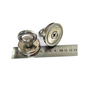 批发高性能定制圆形钕磁铁N35级稀土钕铁硼打捞磁性工具 - Product Image 6