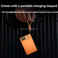Cargador Portátil Inalámbrico Magnético Ultra Delgado de 5000mAh/10000mAh con Carga Rápida PD de 20W y Pantalla LED para la Serie iPhone