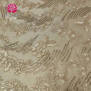 Er045-vàng Champagne 8ft hình chữ nhật Vòng phổ biến thêu trang trí bảng dệt vải cho khăn trải bàn đám cưới - Product Image 4