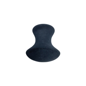 Natural Black Bian Stone Mushroom <b>Massager</b> Gua Sha Scraping Tool for Acupressure Meridian Muscle Relaxation - Product Image 3